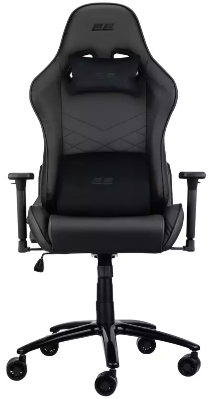 Ігрове крісло 2E Gaming Bushido II (Black/Black) 2E-GC-BUS-BK - фото - №1