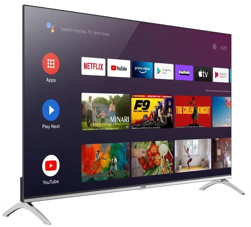 Телевізор Ergo 55" QLED 4K (55GUS8555) - фото - №3