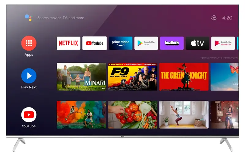 Телевізор Ergo 65" QLED 4K (65GUS8555) - фото - №1