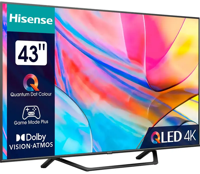 Телевізор Hisense 43" QLED 4K (43A7KQ) - фото - №1