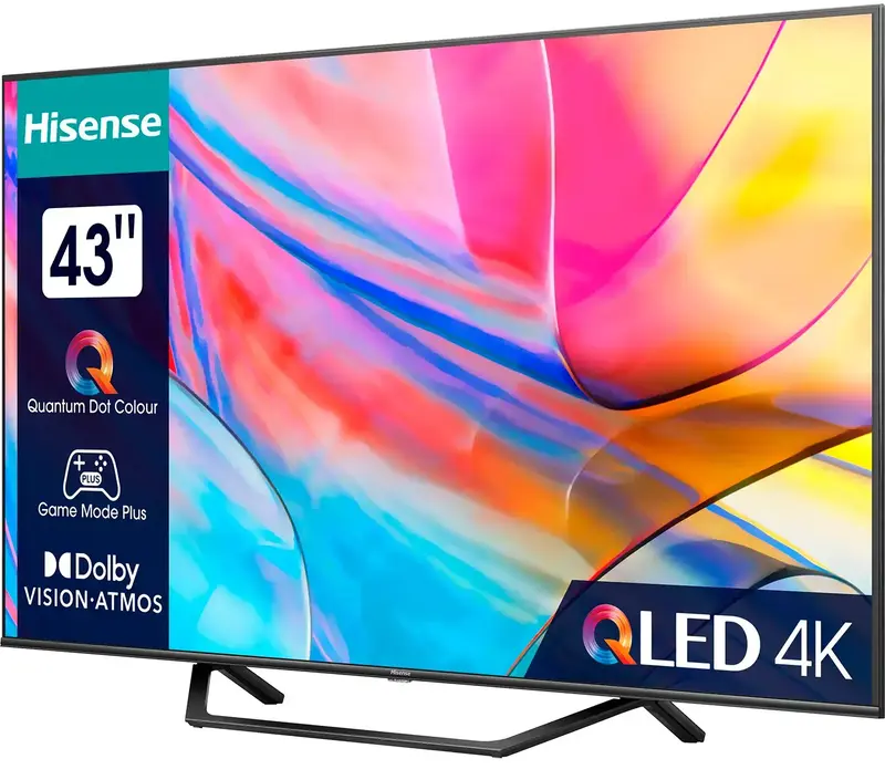 Телевізор Hisense 43" QLED 4K (43A7KQ) - фото - №2