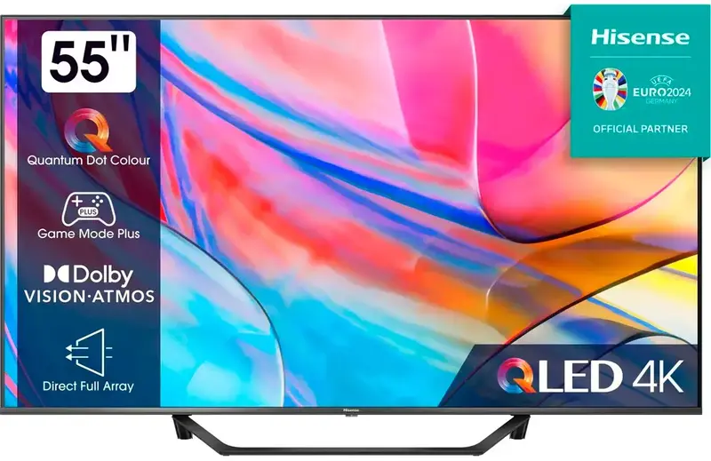 Телевізор Hisense 55" QLED 4K (55A7KQ) - фото - №0