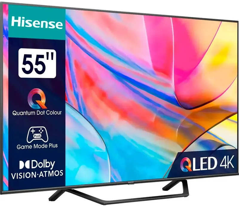 Телевізор Hisense 55" QLED 4K (55A7KQ) - фото - №1