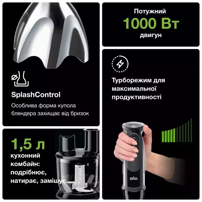 Блендер BRAUN MQ 5277 BK - фото - №5