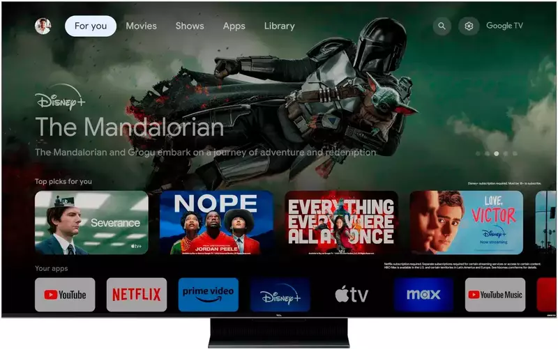 Телевізор TCL 50" QLED 4K UHD (50С805) - фото - №9