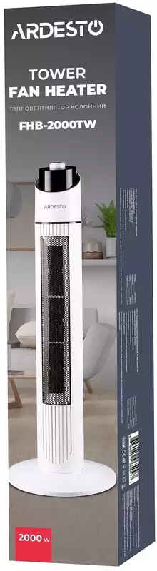 Тепловентилятор 2 до 1 ARDESTO FHB-2000TW - фото - №6