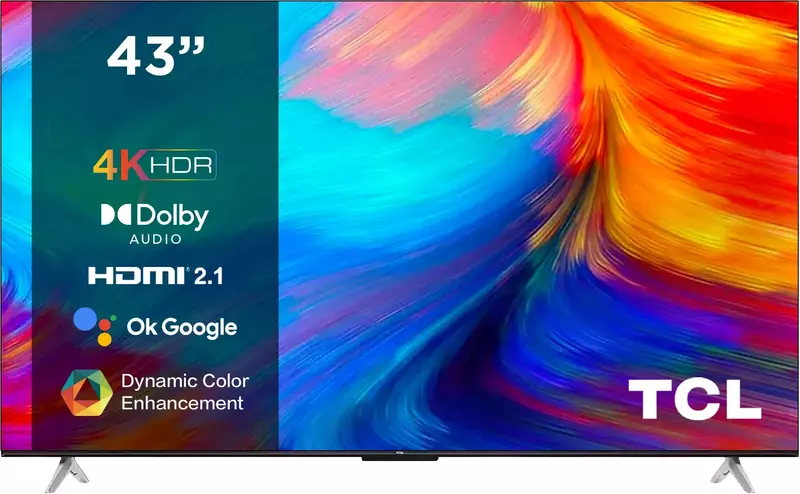 Телевізор TCL 43" 4K UHD (43Р639) - фото - №0