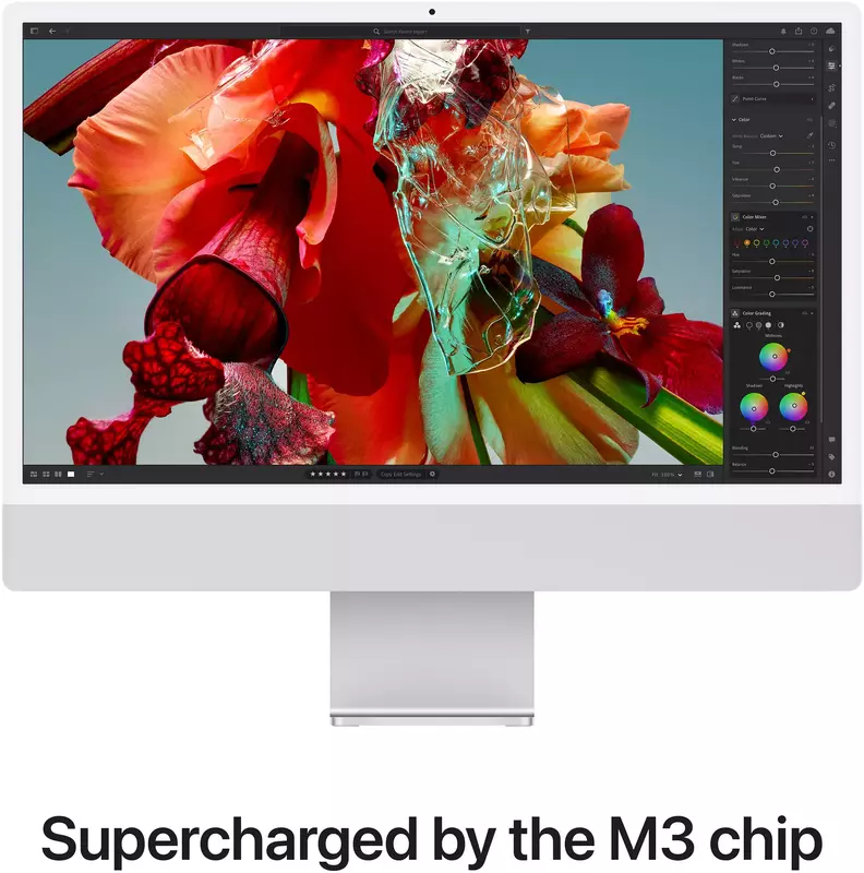 Apple iMac M3 24" 4.5K 8GPU/8RAM/256GB Silver (MQR93) 2023 - фото - №3