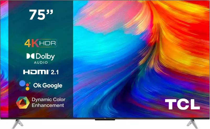 Телевізор TCL 75" 4K UHD Smart TV (75P639) - фото - №0