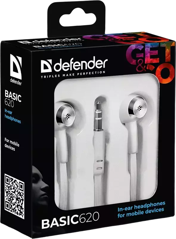 Навушники Defender Basic 620 (White) 63625 - фото - №4