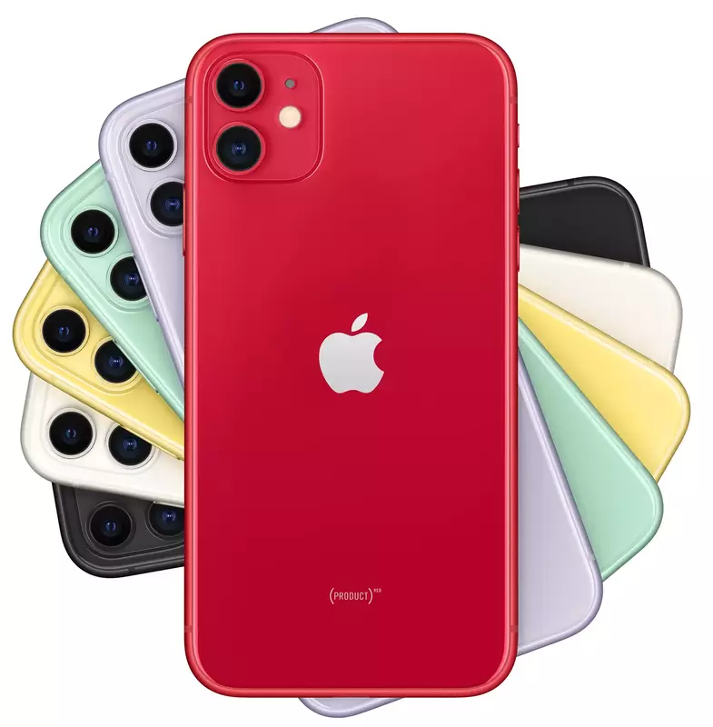 Apple iPhone 11 128Gb Red (MHDK3) Slim Box - фото - №3