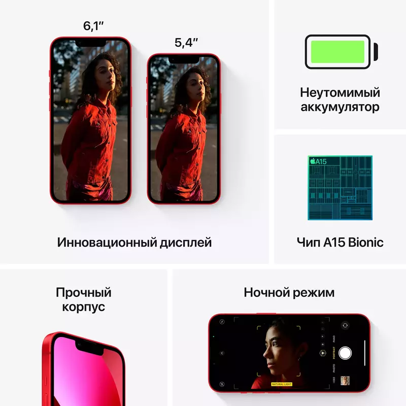 Apple iPhone 13 Mini 256GB PRODUCT Red (MLK83) - фото - №6