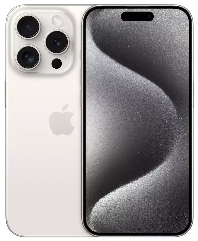 Apple iPhone 15 Pro 1TB White Titanium (MTVD3) - фото - №0