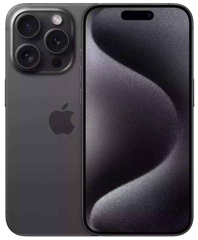 Apple iPhone 15 Pro 1TB Black Titanium (MTVC3) - фото - №0