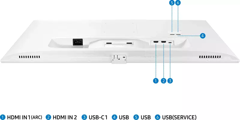 Монітор Samsung 32" LS32BM703UIXUA - фото - №9