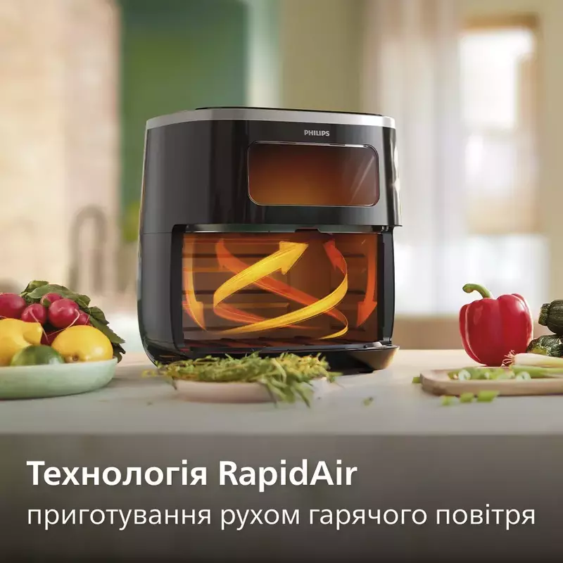 Мультипіч (аерофритюрниця) Philips HD9257/80 - фото - №4