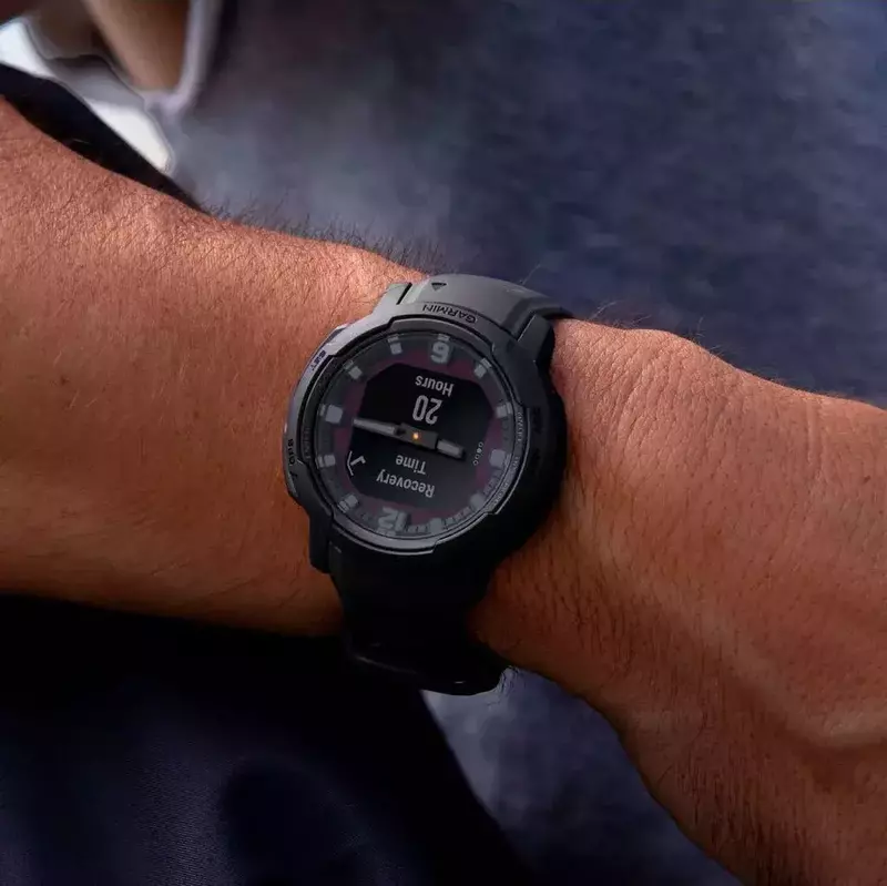 Смарт-часы GARMIN INSTINCT CROSSOVER SOLAR GRAPHITE - фото - №3