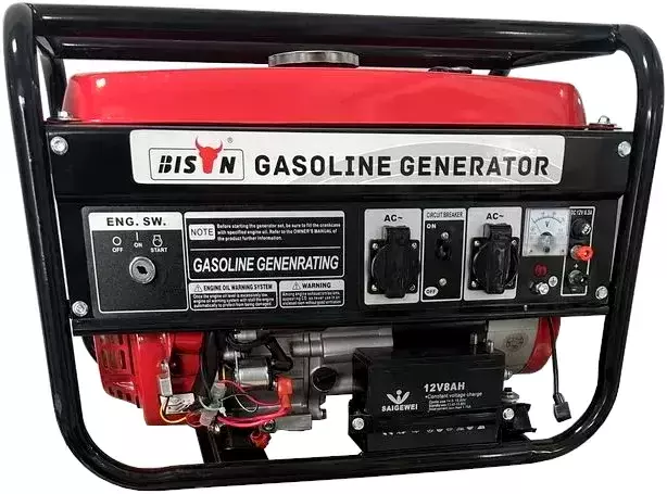 Генератор BISON бензиновий BS2500E 2000/2300 W - фото - №1
