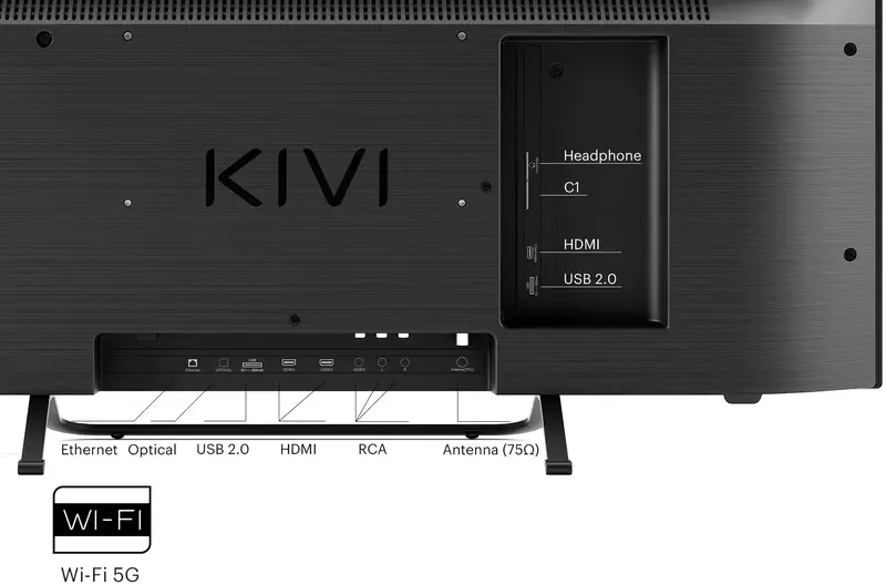 Телевізор Kivi 32" FHD (32F760QB) - фото - №9
