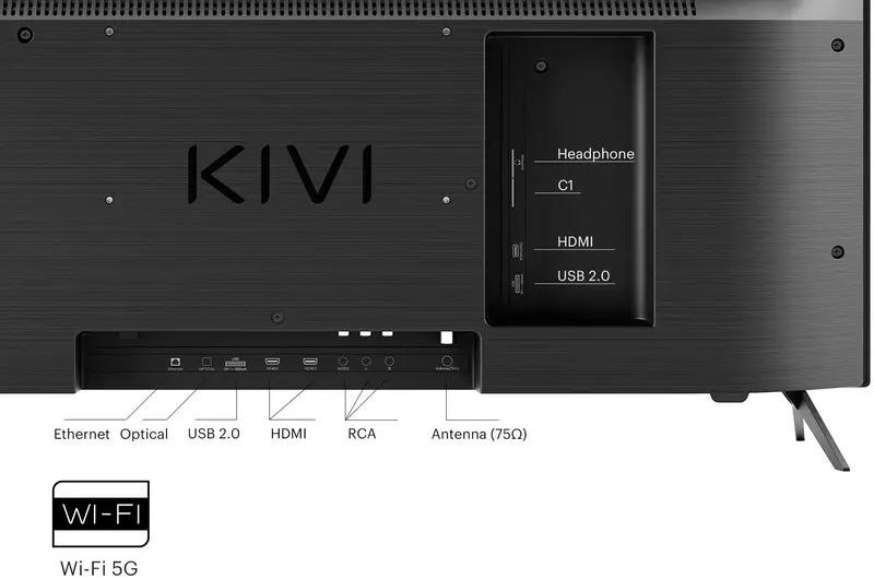Телевизор Kivi 32" HD (32H760QB) - фото - №8
