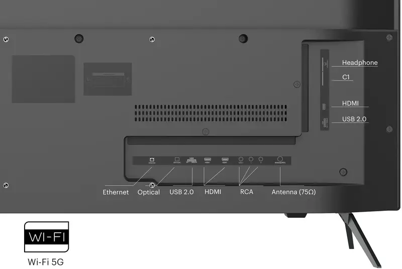 Телевізор Kivi 40" FHD (40F760QB) - фото - №6
