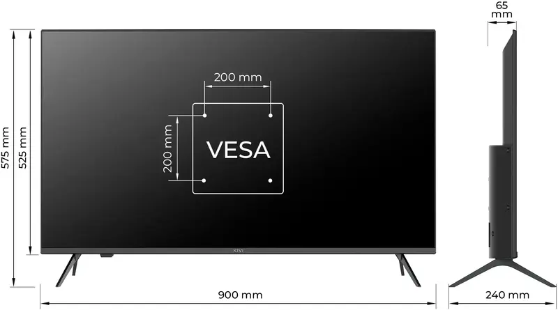 Телевізор Kivi 40" FHD (40F760QB) - фото - №7