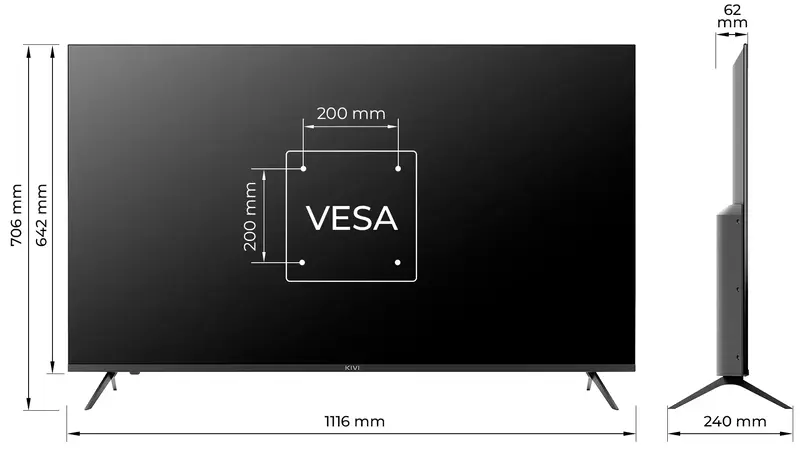 Телевизор Kivi 50" UHD (50U760QB) - фото - №9