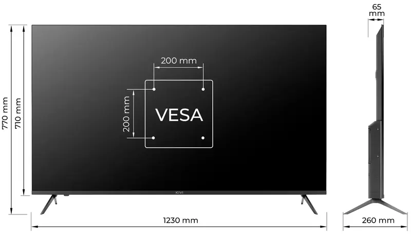 Телевізор Kivi 55" UHD (55U760QB) - фото - №9