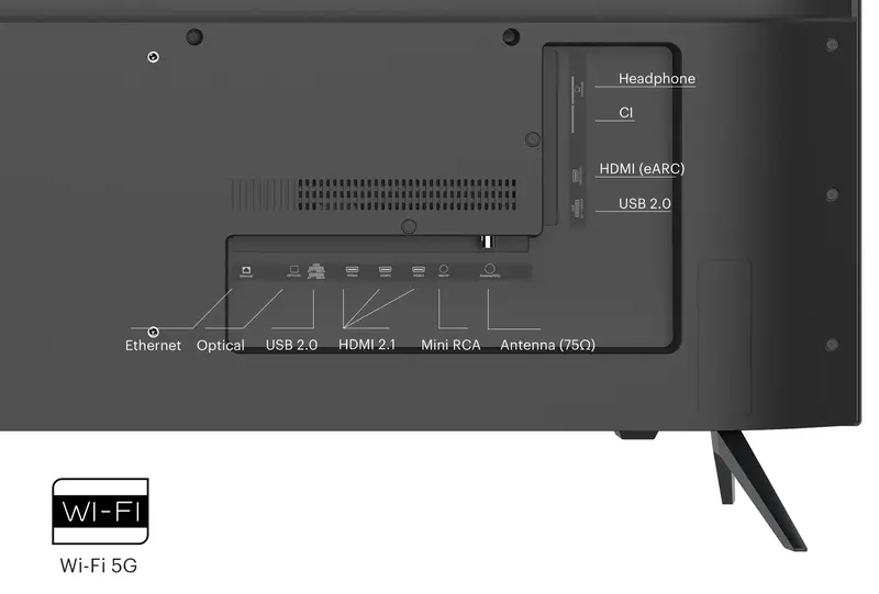 Телевізор Kivi 65" UHD (65U760QB) - фото - №8