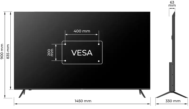 Телевізор Kivi 65" UHD (65U760QB) - фото - №9