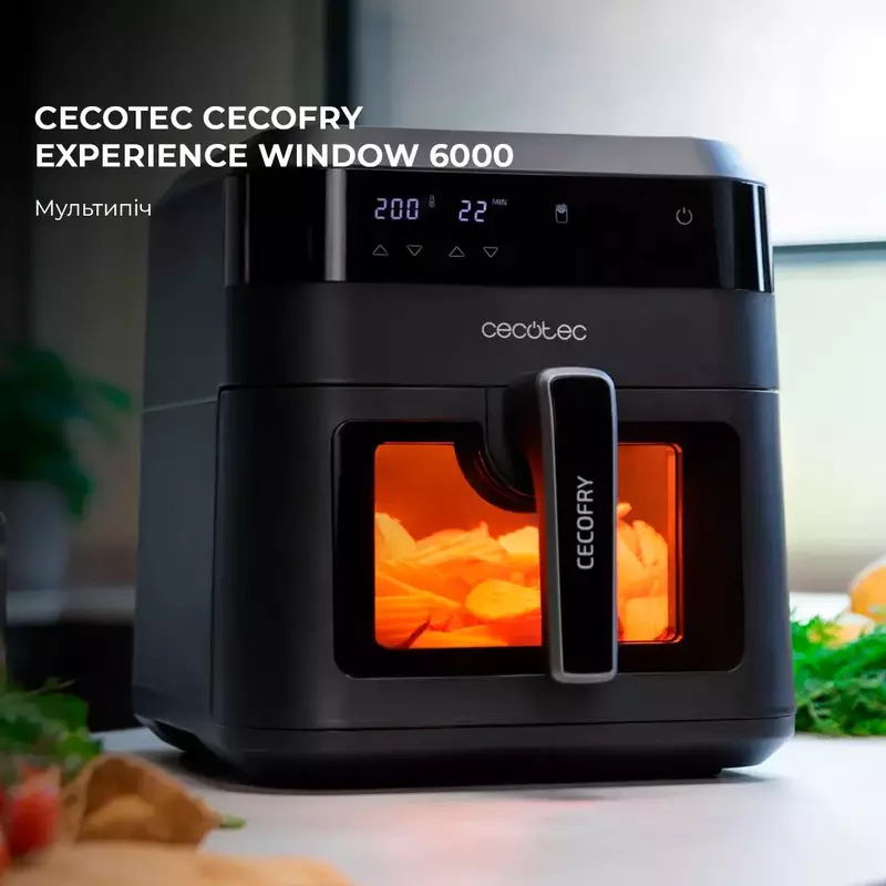 Мультипіч CECOTEC Cecofry Experience Window 6000 - фото - №1