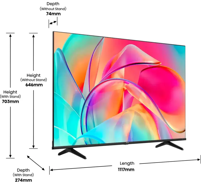 Телевизор Hisense 50" QLED 4K (50E7KQ) - фото - №5