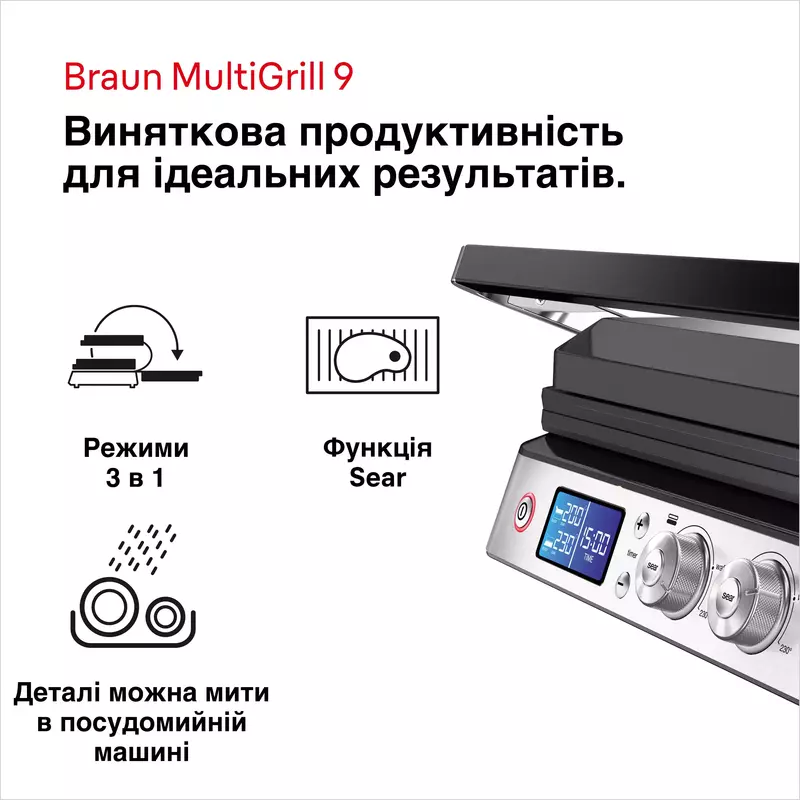 Електрогриль BRAUN CG 9040 - фото - №3
