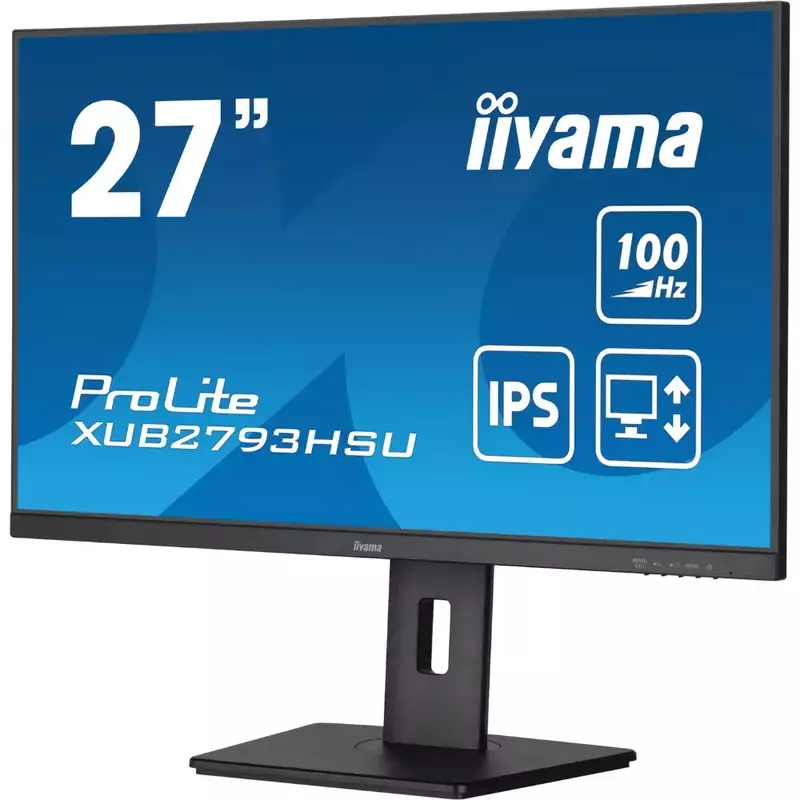 Монітор 27" Iiyama XUB2793HSU-B6 - фото - №2