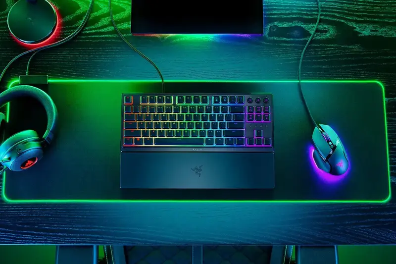 Игровая клавиатура Razer Ornata V3 TKL, UKR (RZ03-04881800-R371) - фото - №1