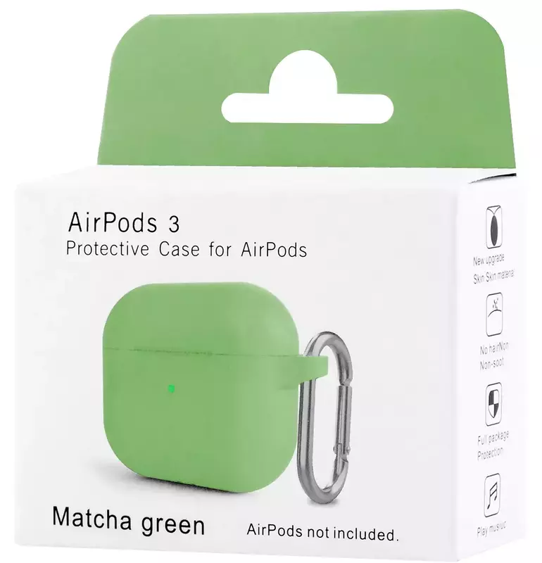 Чехол Silicone Case New for AirPods 3 (mint gum) - фото - №4