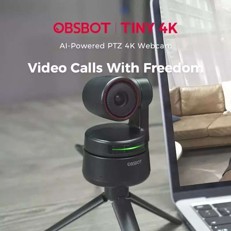 Веб-камера OBSBOT Tiny-4K (OBSBOT-TINY4K) - фото - №19