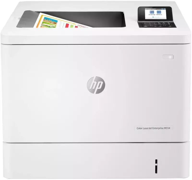 Принтер А4 HP Color LJ Enterprise M554dn (7ZU81A) - фото - №0