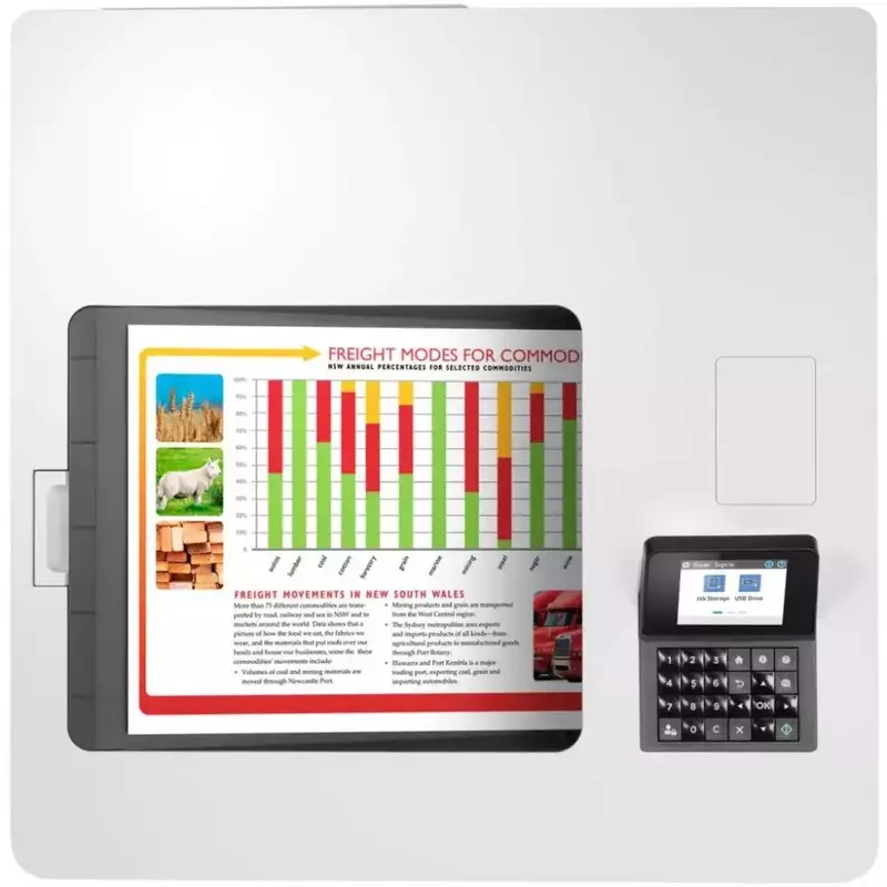 Принтер А4 HP Color LJ Enterprise M554dn (7ZU81A) - фото - №3