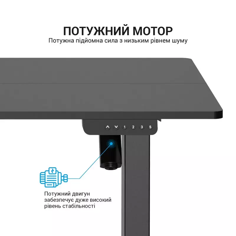 Комп'ютерний стіл OfficePro ODE670B - фото - №6