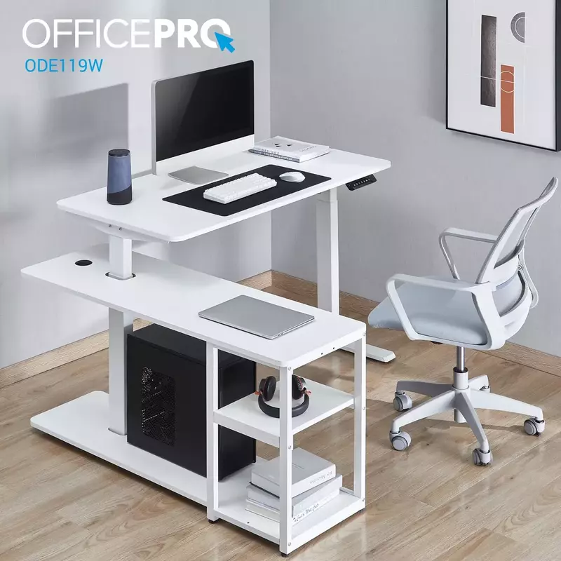 Комп'ютерний стіл OfficePro ODE119W - фото - №6
