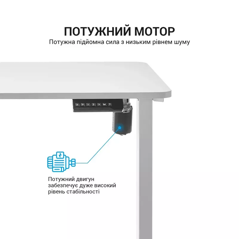 Комп'ютерний стіл OfficePro ODE119W - фото - №8