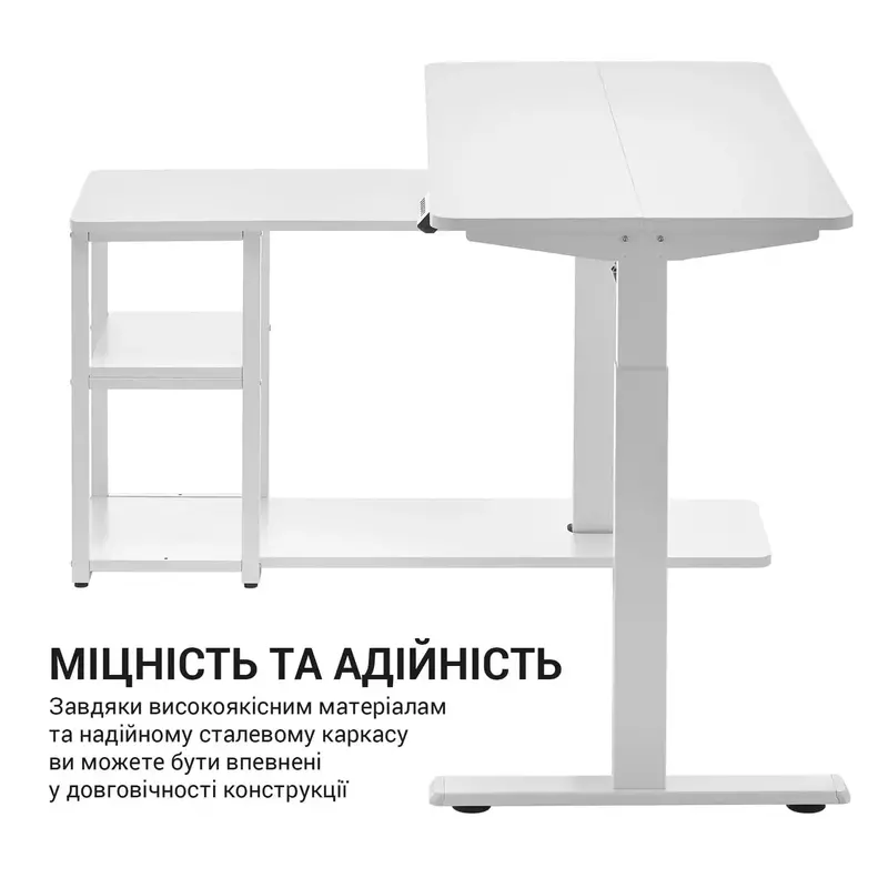 Комп'ютерний стіл OfficePro ODE119W - фото - №11