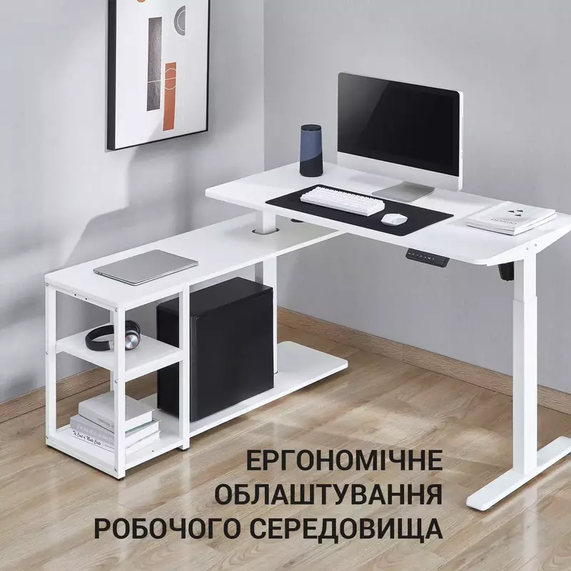 Комп'ютерний стіл OfficePro ODE119W - фото - №14