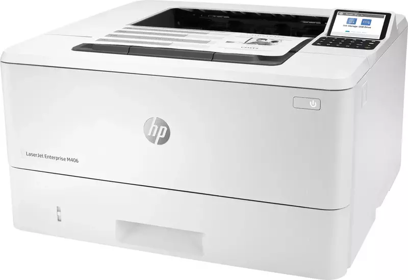 Принтер А4 HP LJ Enterprise M406dn (3PZ15A) - фото - №2
