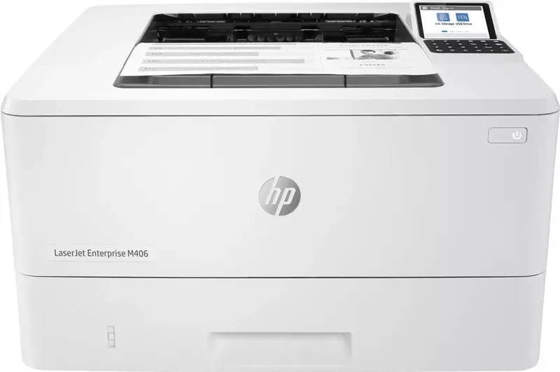 Принтер А4 HP LJ Enterprise M406dn (3PZ15A) - фото - №0