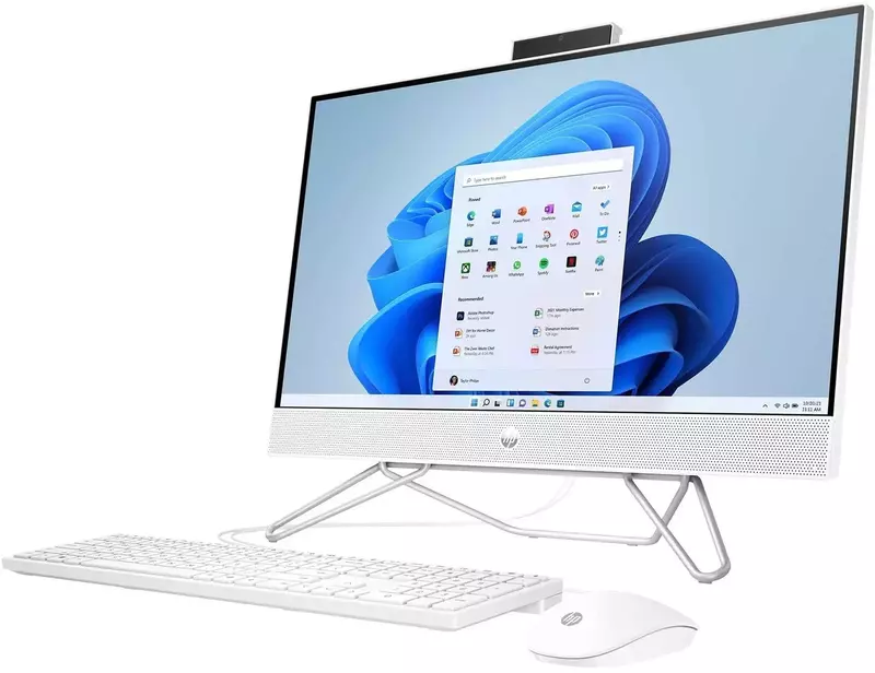 Моноблок HP 205 G8 Starry White (6D4D1EA) - фото - №1