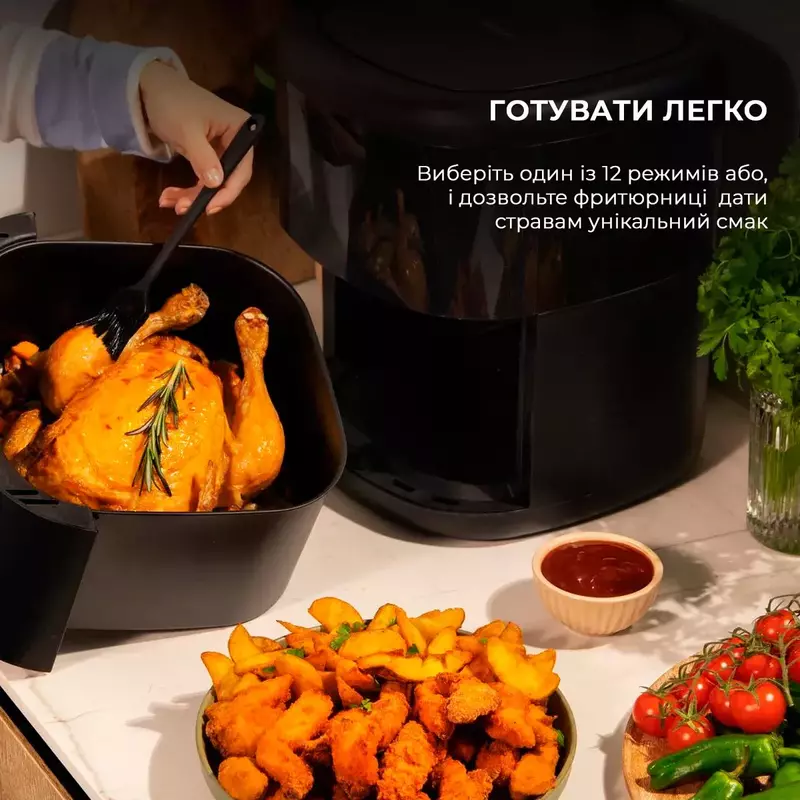 Мультипіч (аерогриль-фритюрниця) CECOTEC Cecofry Bombastik 6000 Full (CCTC-04993) - фото - №9