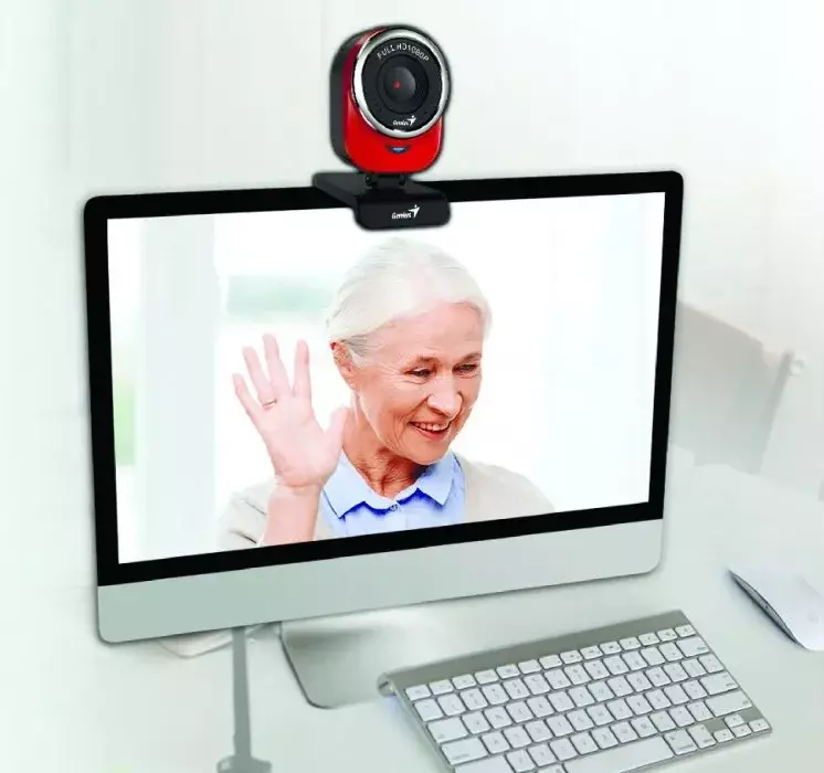 Веб камера Genius Qcam-6000 Full HD Red (32200002408) - фото - №7