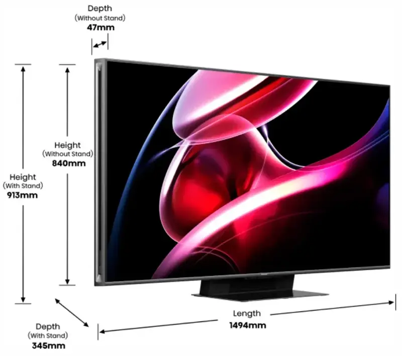 Телевизор Hisense 65" 4K UHD (65UXKQ) - фото - №8